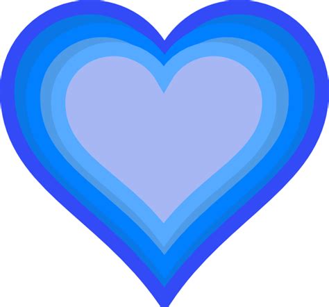 Light Blue Heart - ClipArt Best