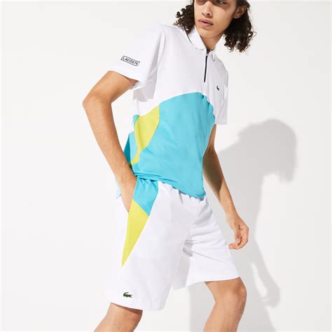 Lacoste Men's SPORT Lightweight Colorblock Tennis Shorts - 193869089993