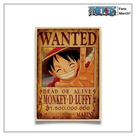 One Piece Wanted Poster Luffy