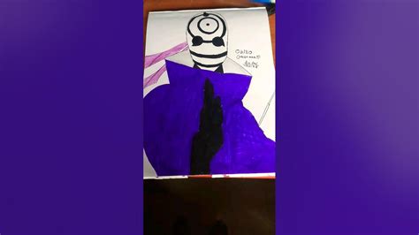 obito (white mask ) drawing - YouTube