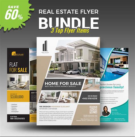 40 Professional Real Estate Flyer Templates