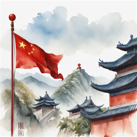 Bandera china | Foto Premium