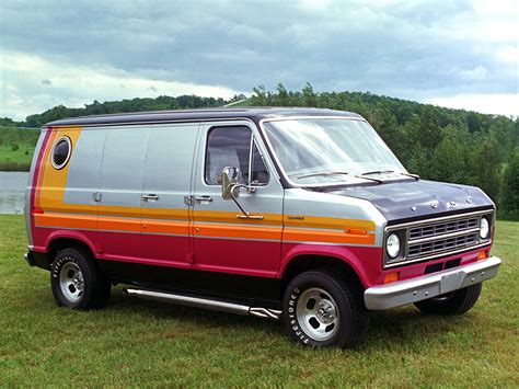 壁紙，福特汽车，Econoline Custom Van 1976，汽车，下载，照片