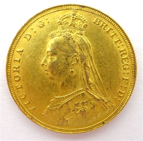 1887 full gold sovereign - Coins & Banknotes