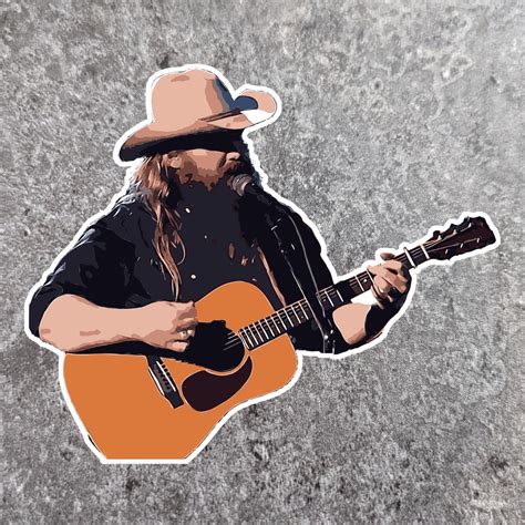 Chris Stapleton Waterproof Vinyl Sticker - Etsy