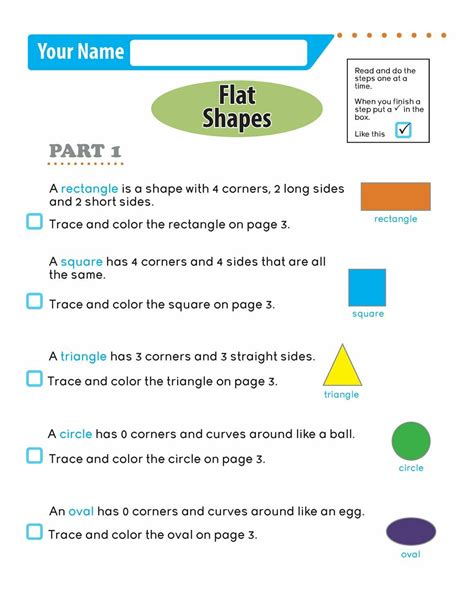 Independent Learning Activity - Flat Shapes