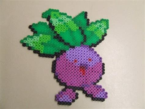 Items similar to Oddish Large Pokemon Pixel Art Bead Sprite on Etsy