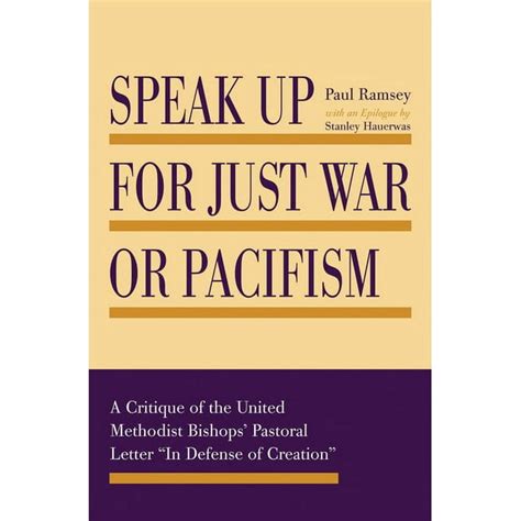 Speak Up for Just War or Pacifism (Paperback) - Walmart.com