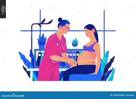 Medical Insurance Template - Routine Pregnancy Cover Stock Vector ...