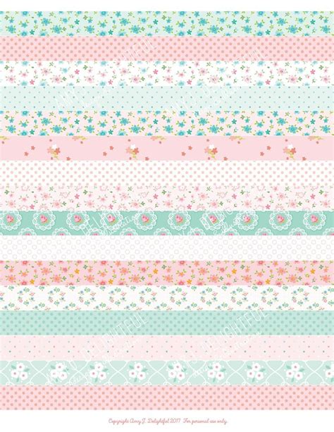 Printable WASHI TAPE Stickersdigital File Instant Download Polka Dots ...