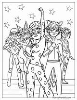 24  Miraculous Ladybug Coloring Page JenniElayna sketch template