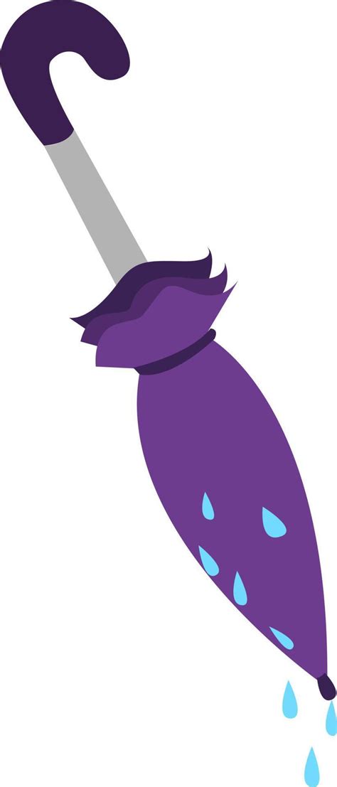 Purple umbrella, illustration, vector on white background. 13718500 Vector Art at Vecteezy