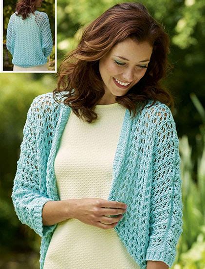 Craft Passions: Bolero Shrug .# free # knitting pattern link here