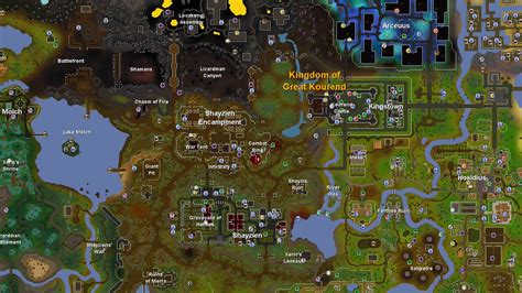 Runescape World Map Map