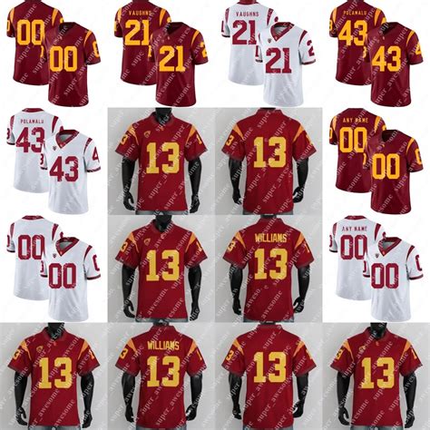 USC Trojans Football Jersey Caleb Williams MarShawn Lloyd Austin Jones ...