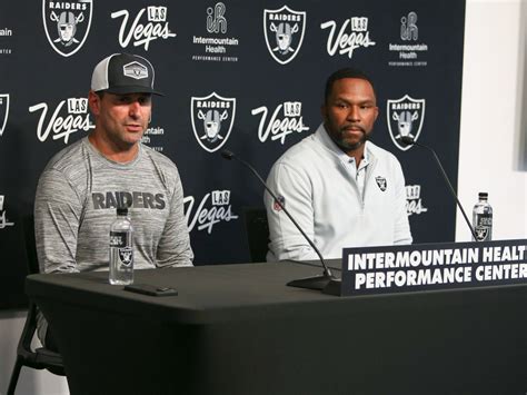 Raiders GM Dave Ziegler, AGM Champ Kelly - Sports Illustrated Las Vegas ...