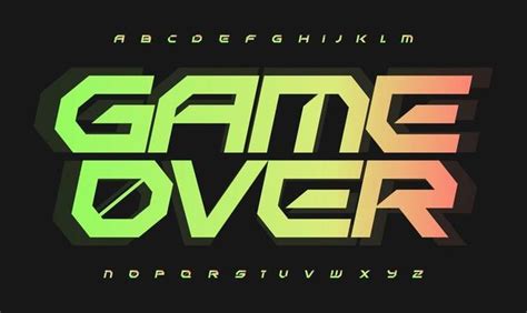 Cyberpunk Font Vector Art, Icons, and Graphics for Free Download