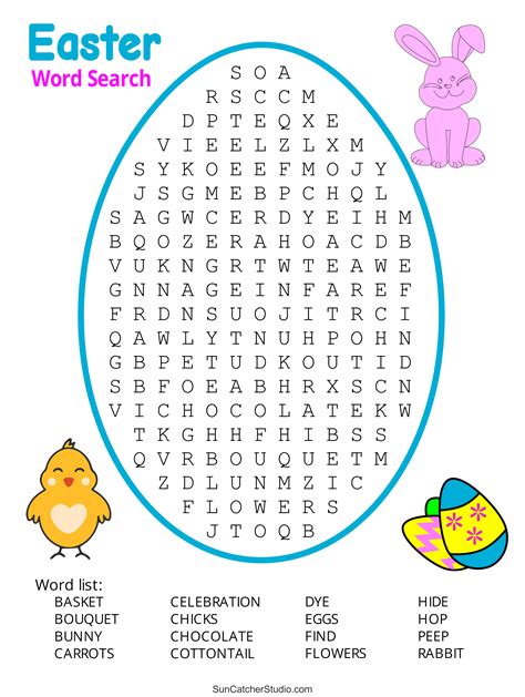 Free Printable Easter Word Search - Free Printable Templates