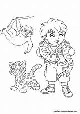 Collection Of Diego Coloring Pages  Free Printable sketch template