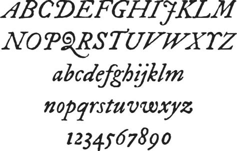 the upper and lower letters of an old fashioned font