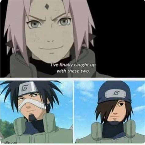 Sakura caught up with team 7 - Imgflip