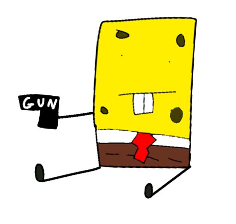 Spongebob with a gun by KittyPeePee on DeviantArt