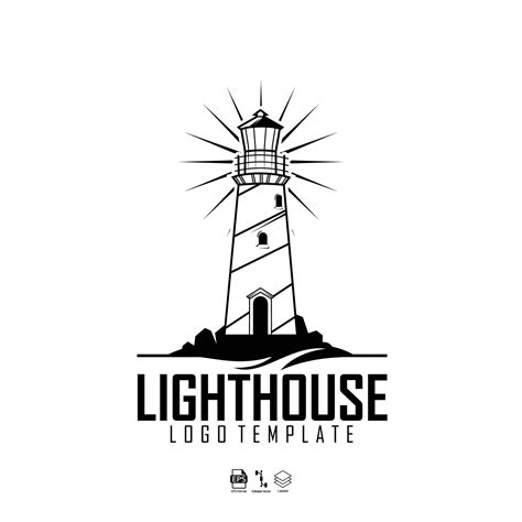 LIGHTHOUSE LOGO TEMPLATE, READY FORMAT EPS 10.eps 6307603 Vector Art at ...