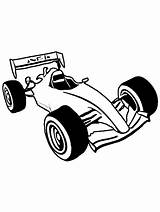 Formula 1 Car Coloring Page · Creative Fabrica sketch template