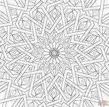 Coloring Pages Mosaic Patterns Beginner sketch template
