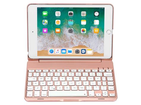 iPad mini 5 Toetsenbord Case Rosé | Hoesje met Keyboard