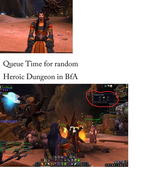 Queue time for heroic bfa dungeon : r/wow