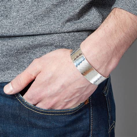 Silver Cuff Bracelets For Men