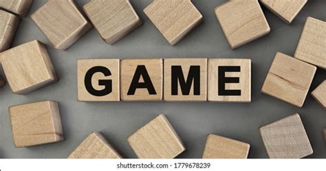 Word Game Made Wood Building Blocks Stock Photo 1779678239 | Shutterstock