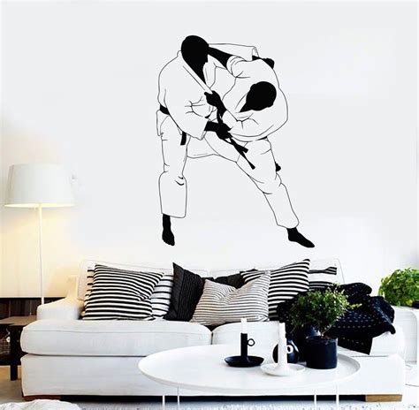 Wall Art Mural Jiu-jitsu Judo Sport Fighting Marital Arts - Etsy | Mural wall art, Mural, Modern ...