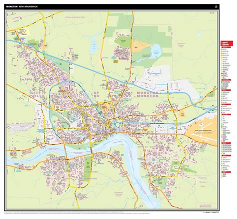 Moncton, NB Map by Mapmobility Corp. | Avenza Maps