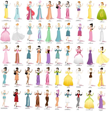 Pin on Dresses colored with pencil | Disney princess names, Disney princess characters, All ...