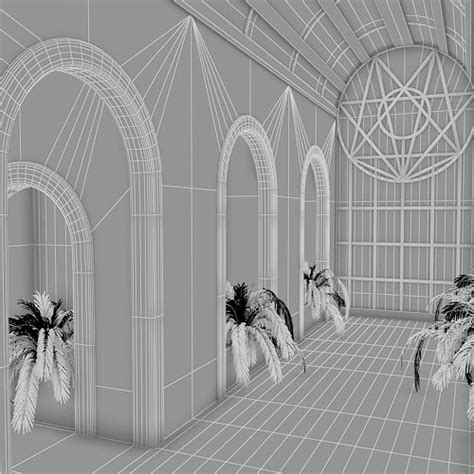 Old temple interior 3D Model $49 - .max - Free3D