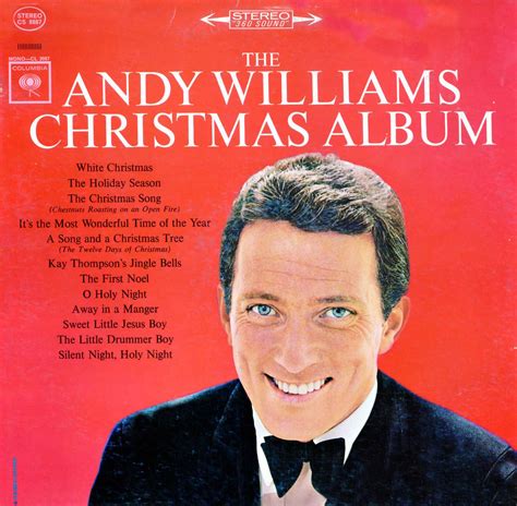 Williams, Andy Christmas Album (CS8887, CL2087) - Christmas Vinyl Record LP Albums on CD and MP3