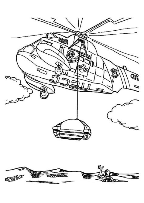 Harold Helicopter Coloring Page - Free Printable Coloring Pages for Kids