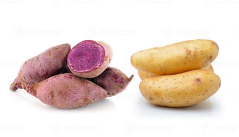 potato and yam isolated on white background 4158588 Stock Photo at Vecteezy