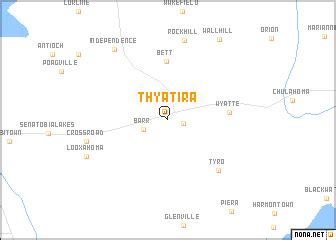 Thyatira (United States - USA) map - nona.net