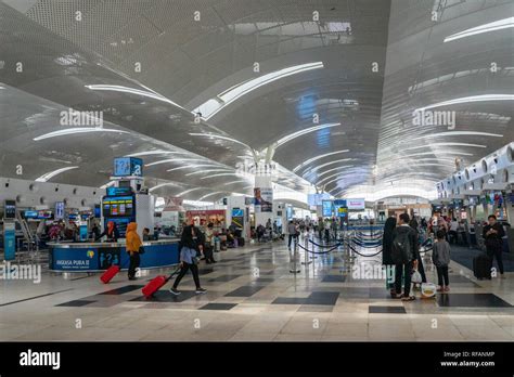 Medan, Indonesia - January 2019: Kualanamu international airport architecture in Medan, North ...