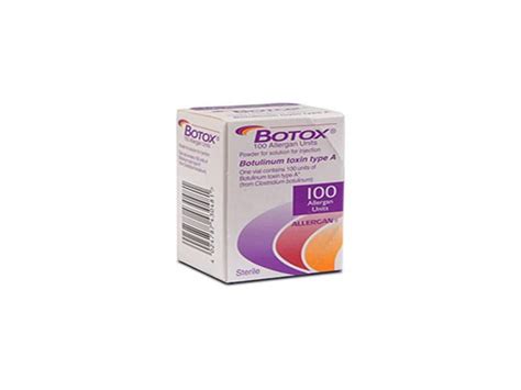 BOTOX 1Vials [100 UNITS / Vial] - Sterile BOTOX 100 UNITS - Pharma Grade for Ancillaries ...