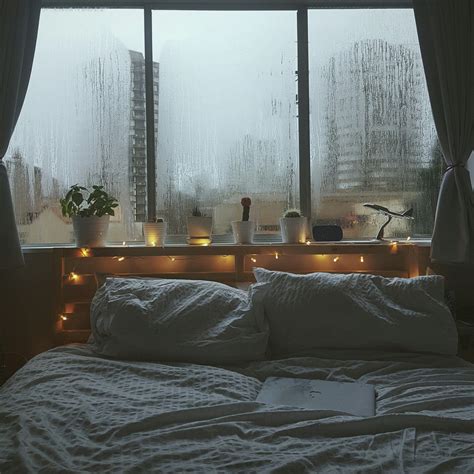 Rainy days | Aesthetic bedroom, Aesthetic rooms, Cozy room