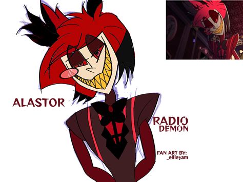 FANART - ALASTOR FROM HAZBIN HOTEL