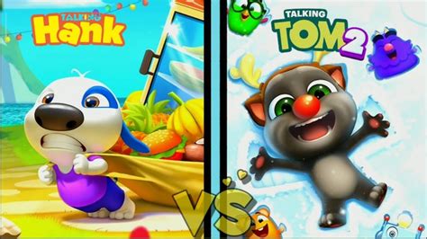 talking Tom 2 VS talking hank entry 🥳🥳 You tell me which game is good 👍 ...