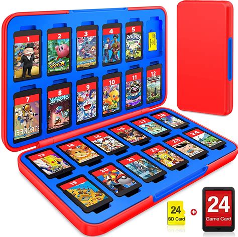 Game Card Case for Nintendo Switch OLED Games,BEBONCOOL Portable Hard Shell Protective and ...