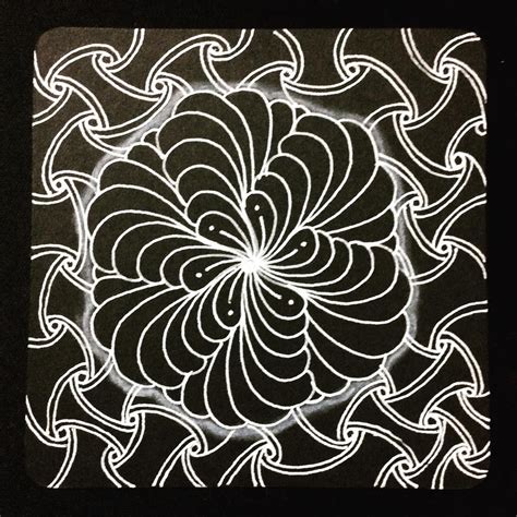 #zentangle | Black paper drawing, Tangle art, Drawings pinterest