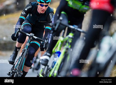 Male cyclists cycling in a competitive professional cycle race, UK Stock Photo - Alamy