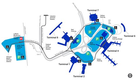 John F Kennedy Airport Map - Map France Belgium Germany